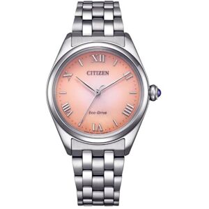 Citizen Women's Analogue Eco-Drive Watch with Stainless Steel Strap EM1140-80X Citizen Women's Analogue Eco-Drive Watch with Stainless Steel Strap EM1140-80X