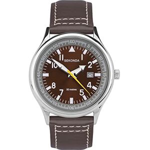 Sekonda Gents Brown Dial Date Strap WR Watch 3882 Sekonda Gents Brown Dial Date Strap WR Watch 3882