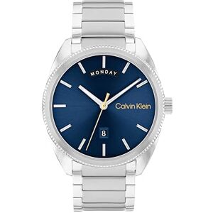 Calvin Klein Analogue Quartz Watch for Men Progress Collection with Silver Stainless Steel Bracelet 25200446 Calvin Klein Analogue Quartz Watch for Men Progress Collection with Silver Stainless Steel Bracelet 25200446