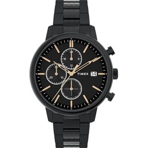 Timex Men's Trend 45 mm Watch, Black Stainless Steel Bracelet Black Dial Case TW2Y29000 Timex Men's Trend 45 mm Watch, Black Stainless Steel Bracelet Black Dial Case TW2Y29000