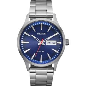 NIXON Unisex Analogue Japanese Quartz Movement Watch with Stainless Steel Strap A1346-5091-00, Navy Sunray/Silver NIXON Unisex Analogue Japanese Quartz Movement Watch with Stainless Steel Strap A1346-5091-00, Navy Sunray/Silver