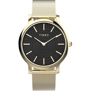 Timex Women's Trend 34 mm Watch Gold-Tone Bracelet Quick Release Black Dial Gold-Tone Case TW2Y07100 Timex Women's Trend 34 mm Watch Gold-Tone Bracelet Quick Release Black Dial Gold-Tone Case TW2Y07100