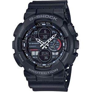 Casio Gents 49.00mm Quartz Watch with Black Analogue Digital dial and Black Rubber Strap Strap GA-140-1A1ER Casio Gents 49.00mm Quartz Watch with Black Analogue Digital dial and Black Rubber Strap Strap GA-140-1A1ER