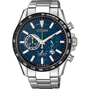 Citizen Mens Chronograph Quartz Watch with Titanium Strap CA4444-82L,Silver Citizen Mens Chronograph Quartz Watch with Titanium Strap CA4444-82L,Silver