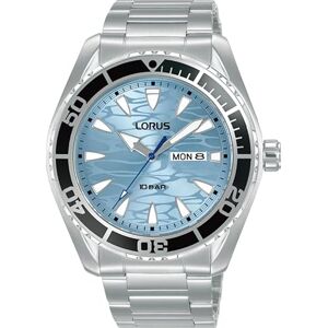 Lorus Men’s Blue Wave dial Watch 10Bar RH389AX9 Lorus Men’s Blue Wave dial Watch 10Bar RH389AX9