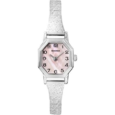Sekonda Mila Womens Analogue Watch 21mm Silver Sekonda Mila Womens Analogue Watch 21mm Silver