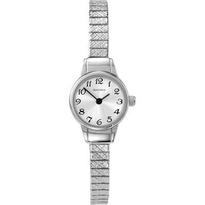 Sekonda Brooks Womens Analogue Watch 20mm Silver Sekonda Brooks Womens Analogue Watch 20mm Silver