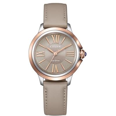 Citizen Women's Eco-Drive Solar Watch with Leather Strap and Roman Numerals Citizen Women's Eco-Drive Solar Watch with Leather Strap and Roman Numerals