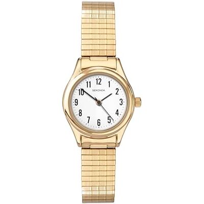 Sekonda Evans Womens Analogue Watch 25mm dial Gold Stainless Steel Sekonda Evans Womens Analogue Watch 25mm dial Gold Stainless Steel
