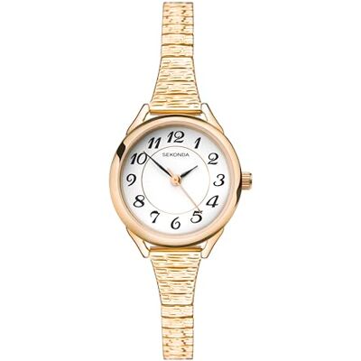 Sekonda Harley Womens Analogue Watch 25mm Rose Gold Sekonda Harley Womens Analogue Watch 25mm Rose Gold