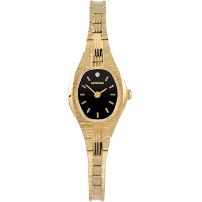 Sekonda Evelyn Womens Analogue Watch 20mm dial Gold Alloy Strap Sekonda Evelyn Womens Analogue Watch 20mm dial Gold Alloy Strap