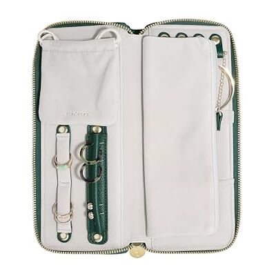 Stackers Forest Green Jewellery Roll Stackers Forest Green Jewellery Roll