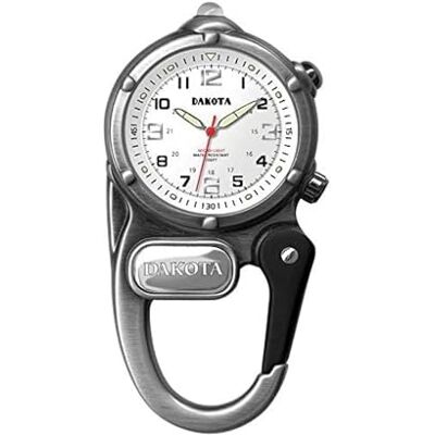 Dakota Digital & Analog Clip Pocket Watch with Alarm & Dual Time Dakota Digital & Analog Clip Pocket Watch with Alarm & Dual Time