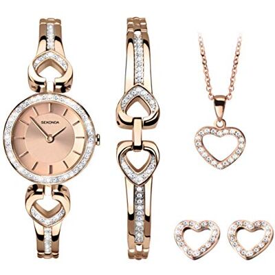 Sekonda Womens Analogue Watch 24mm Two Tone Bangle Sekonda Womens Analogue Watch 24mm Two Tone Bangle