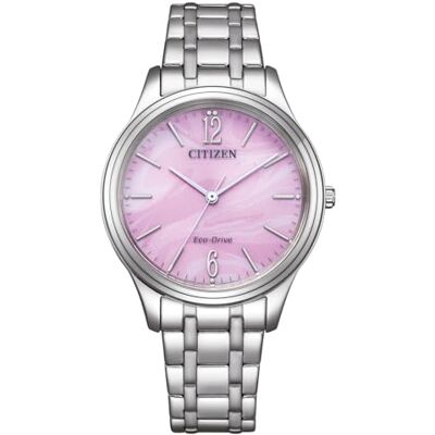 Citizen Women's Analogue Eco-Drive Watch with Stainless Steel Strap EM0411-71X Citizen Women's Analogue Eco-Drive Watch with Stainless Steel Strap EM0411-71X