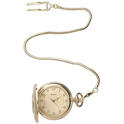 Sekonda Pocket Mens Analogue Watch 50mm Gold Stainless Steel Chain Sekonda Pocket Mens Analogue Watch 50mm Gold Stainless Steel Chain