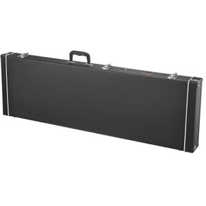 VEVOR Bass Guitar Hard Case, 48.03 in Rectangular Guitar Hard Case, with Lock Latch Keys Handle, PVC Padding Soft Lining Water-Resistant Hard Shell Guitar Cases, for 39-46.5 in Bass Guitars, Black VEVOR Bass Guitar Hard Case, 48.03 in Rectangular Guitar Hard Case, with Lock Latch Keys Handle, PVC Padding Soft Lining Water-Resistant Hard Shell Guitar Cases, for 39-46.5 in Bass Guitars, Black