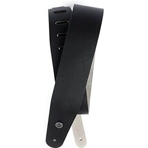 Waves D'Addario Classic Leather Adjustable Guitar Strap, Classic Black Waves D'Addario Classic Leather Adjustable Guitar Strap, Classic Black