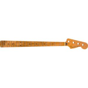 Fender Roasted Maple Jazz Bass Neck, 20 Medium Jumbo Frets, 9.5", Maple, C Shape Fender Roasted Maple Jazz Bass Neck, 20 Medium Jumbo Frets, 9.5", Maple, C Shape