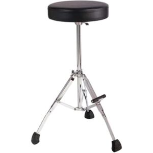 Gibraltar Drum Stool, Drum Stool Compact Performance (round seat, diameter: 33cm, fixed height: 53 cm, vinyl seat, memory lock, double braced base, 'Super Foot' rubber feet) Gibraltar Drum Stool, Drum Stool Compact Performance (round seat, diameter: 33cm, fixed height: 53 cm, vinyl seat, memory lock, double braced base, 'Super Foot' rubber feet)