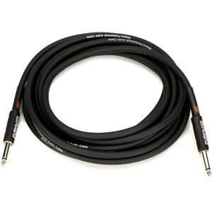 Roland Black Series Instrument Cable, Straight/Straight 1/4" Jack Ric-B20, Lenght: 20Ft / 6M Roland Black Series Instrument Cable, Straight/Straight 1/4" Jack Ric-B20, Lenght: 20Ft / 6M