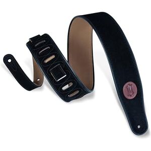Levy's Suede Leather Guitar Strap Black Levy's Suede Leather Guitar Strap Black