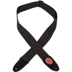Levy's Leathers X-long 2 inch Cotton Guitar Strap Black Levy's Leathers X-long 2 inch Cotton Guitar Strap Black