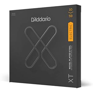 D'Addario XT Nickel Coated Electric Guitar Strings XTE1059 Extended String Life with Natural Tone & Feel For 7 String Guitars 10-59 Regular Light D'Addario XT Nickel Coated Electric Guitar Strings XTE1059 Extended String Life with Natural Tone & Feel For 7 String Guitars 10-59 Regular Light