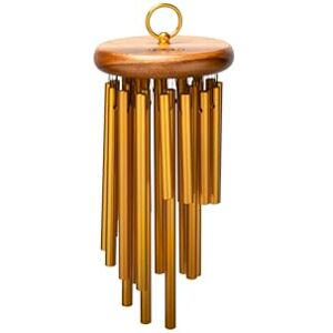 Meinl Percussion Hand Held Chimes Large Musical Instrument with 24 Sound Bars Hand-Played With Holding Ring Aluminum, Gold (CH-H24) Meinl Percussion Hand Held Chimes Large Musical Instrument with 24 Sound Bars Hand-Played With Holding Ring Aluminum, Gold (CH-H24)
