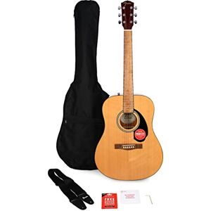 Fender FA-115 Dreadnought Acoustic Guitar Pack, Walnut Fingerboard, includes Guitar Gig bag, Strap, Picks, Strings, Online Lessons, Natural Fender FA-115 Dreadnought Acoustic Guitar Pack, Walnut Fingerboard, includes Guitar Gig bag, Strap, Picks, Strings, Online Lessons, Natural