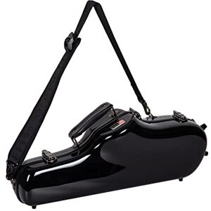 Crossrock Fibreglass Alto Saxophone Case TSA Lock, Gloss Black Shell, Contoured Compact Fit, Shoulder Straps – Fashion-Functional Gig Case -Black (CRF1020ASBK) Crossrock Fibreglass Alto Saxophone Case TSA Lock, Gloss Black Shell, Contoured Compact Fit, Shoulder Straps – Fashion-Functional Gig Case -Black (CRF1020ASBK)