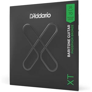 D'Addario Acoustic Guitar Strings, XT Phosphor Bronze Coated, XTAPB1670, Medium Baritone Gauge 16-70, 6-String Set, Pack of 1 D'Addario Acoustic Guitar Strings, XT Phosphor Bronze Coated, XTAPB1670, Medium Baritone Gauge 16-70, 6-String Set, Pack of 1