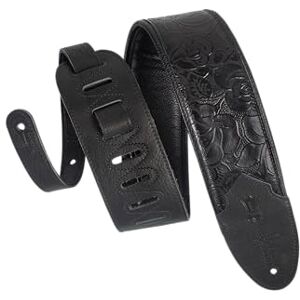 Levy's Leathers 3" Wide Garment Leather Guitar Strap with Rose Embossing (M4WP-007) Levy's Leathers 3" Wide Garment Leather Guitar Strap with Rose Embossing (M4WP-007)