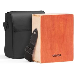VEVOR Cajon Box Drum, with Internal Guitar Strings, Lightweight Wooden Percussion Box, Portable Birch Wood Drum Instrument with Travel Bag, Adjustable Strap, for Beginner & Professional, 11 x 9 x 4 in VEVOR Cajon Box Drum, with Internal Guitar Strings, Lightweight Wooden Percussion Box, Portable Birch Wood Drum Instrument with Travel Bag, Adjustable Strap, for Beginner & Professional, 11 x 9 x 4 in