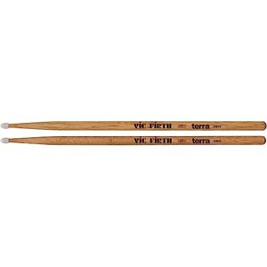 Vic Firth American Classic® Terra Series Drumsticks 5BTN American Hickory Nylon Tip 4 Pair Pack Vic Firth American Classic® Terra Series Drumsticks 5BTN American Hickory Nylon Tip 4 Pair Pack