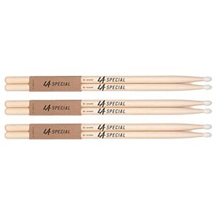 ProMark LA Specials Drum Sticks 5B Drumsticks Drum Sticks Set for Acoustic Drums or Electronic Drums Oval Nylon Tip Hickory Drum Sticks Consistent Weight and Pitch 3 Pairs ProMark LA Specials Drum Sticks 5B Drumsticks Drum Sticks Set for Acoustic Drums or Electronic Drums Oval Nylon Tip Hickory Drum Sticks Consistent Weight and Pitch 3 Pairs
