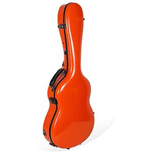 Crossrock Fiberglass Classical Guitar Case for 4/4 Nylon-String Gloss Orange Shell, TSA Lock, Blue Velvet Interior – Lightweight Moulded Case for Travel Orange(CRF2020COR) Crossrock Fiberglass Classical Guitar Case for 4/4 Nylon-String Gloss Orange Shell, TSA Lock, Blue Velvet Interior – Lightweight Moulded Case for Travel Orange(CRF2020COR)