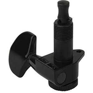 D'Addario Auto-Trim Tuning Machines Locking Tuners for Guitars 3+3 Setup, Black D'Addario Auto-Trim Tuning Machines Locking Tuners for Guitars 3+3 Setup, Black