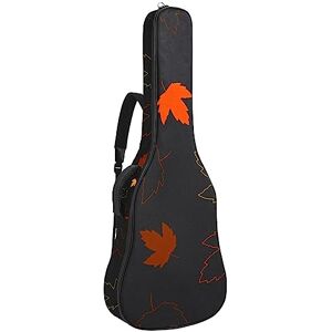 Jinruiqzdz2 Acoustic Guitar Bag - Abstract Fall Maple Leaf Guitar Gig Bag - 41 42 43 inch Guitar Case - Fits Most Guitar Sizes Jinruiqzdz2 Acoustic Guitar Bag - Abstract Fall Maple Leaf Guitar Gig Bag - 41 42 43 inch Guitar Case - Fits Most Guitar Sizes