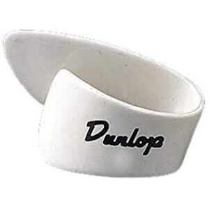 Dunlop 9012 Bag of 12 thumb plectrums left hand medium white Dunlop 9012 Bag of 12 thumb plectrums left hand medium white