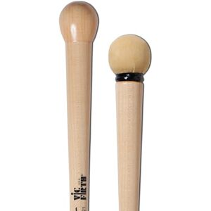 Vic Firth Symphonic Collection Signature Series Bass Drum Beaters Tom Gauger TG21 Chamois/Wood Vic Firth Symphonic Collection Signature Series Bass Drum Beaters Tom Gauger TG21 Chamois/Wood