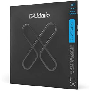 D'Addario XT Coated Classical Guitar Strings XTC46 Extended String Life with Natural Tone & Feel Hard Tension D'Addario XT Coated Classical Guitar Strings XTC46 Extended String Life with Natural Tone & Feel Hard Tension