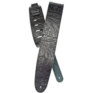 D'Addario Planet Waves Embossed Leather Adjustable Guitar Strap, Embossed Black D'Addario Planet Waves Embossed Leather Adjustable Guitar Strap, Embossed Black