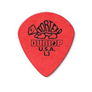 Dunlop 472RL3 Guitar Picks, 0.50 mm, Red Dunlop 472RL3 Guitar Picks, 0.50 mm, Red