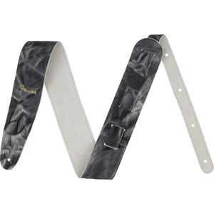 Fender Guitar Strap Tie-Dye Leather, Black/Gray, 2" Wide, Adjustable 43.5"- 55 Fender Guitar Strap Tie-Dye Leather, Black/Gray, 2" Wide, Adjustable 43.5"- 55