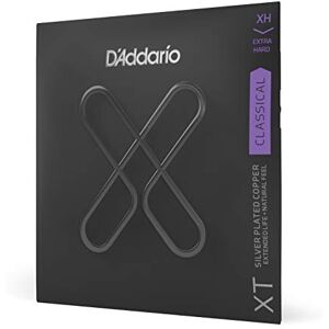 D'Addario XT Coated Classical Guitar Strings XTC44 Extended String Life with Natural Tone & Feel Extra Hard Tension D'Addario XT Coated Classical Guitar Strings XTC44 Extended String Life with Natural Tone & Feel Extra Hard Tension