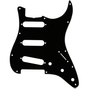 Fender Pickguard S/S/S For Stratocaster '60s Vintage-Style 11 Hole 3-Ply Black Fender Pickguard S/S/S For Stratocaster '60s Vintage-Style 11 Hole 3-Ply Black
