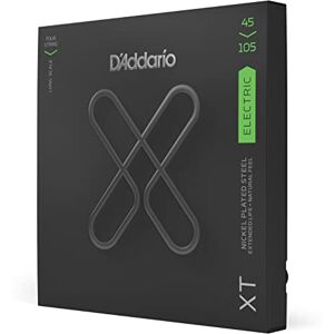 D'Addario XT Coated Bass Strings Electric Bass Guitar Strings 4-String, Lt. Top/Med. Bottom, 45-105 D'Addario XT Coated Bass Strings Electric Bass Guitar Strings 4-String, Lt. Top/Med. Bottom, 45-105