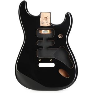 Fender Deluxe Series Stratocaster® HSH Alder Body 2 Point Bridge Mount, Black Fender Deluxe Series Stratocaster® HSH Alder Body 2 Point Bridge Mount, Black