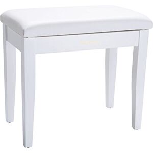 Roland RPB-100WH Piano Bench with Storage Compartment, White Roland RPB-100WH Piano Bench with Storage Compartment, White